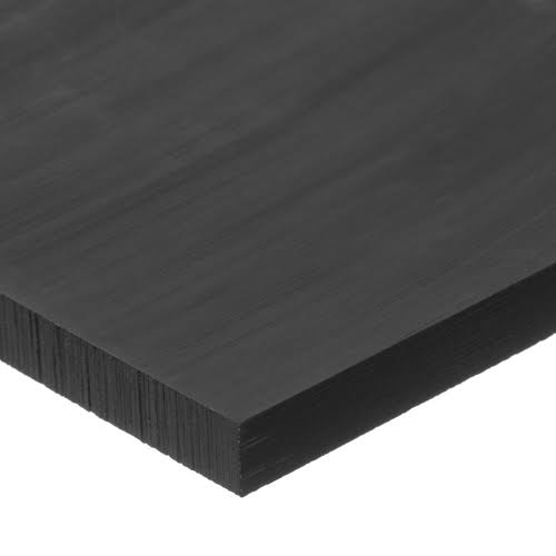 Black Acetal Plastic Sheet with Adhesive U4984