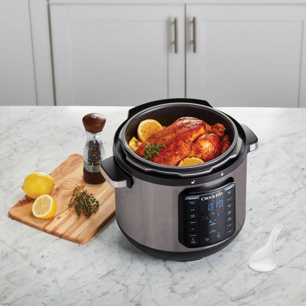 8 Quart 15 Function Crock Multi-Cooker with Lid V251419