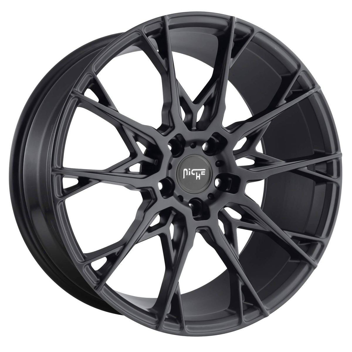 Matte Black 22x9 5x112 38mm Wheel T5512