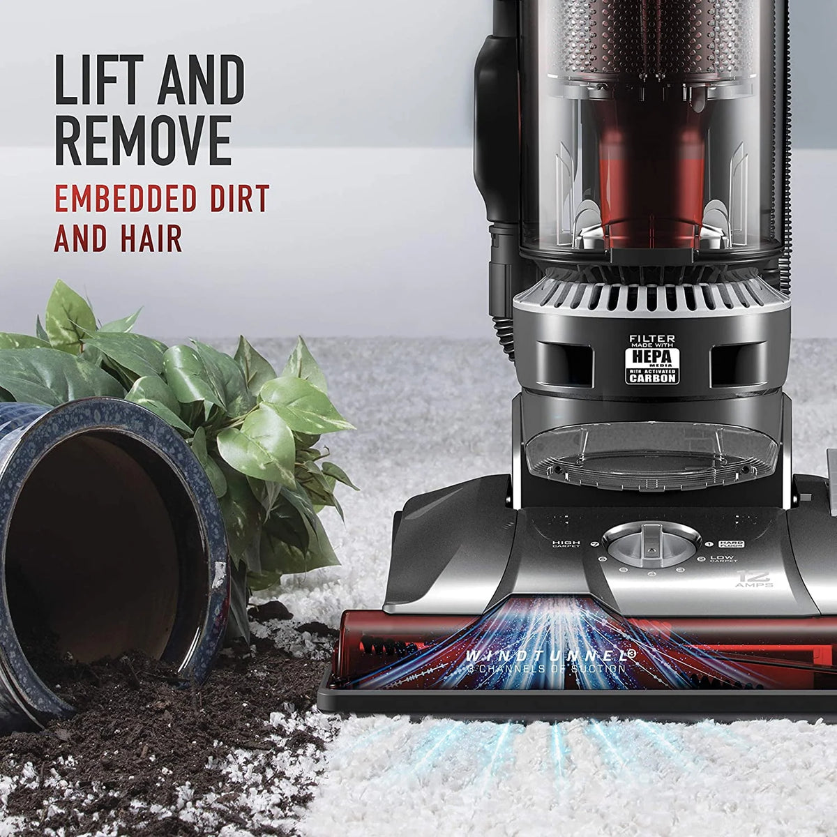 Bagless Upright Vacuum S357
