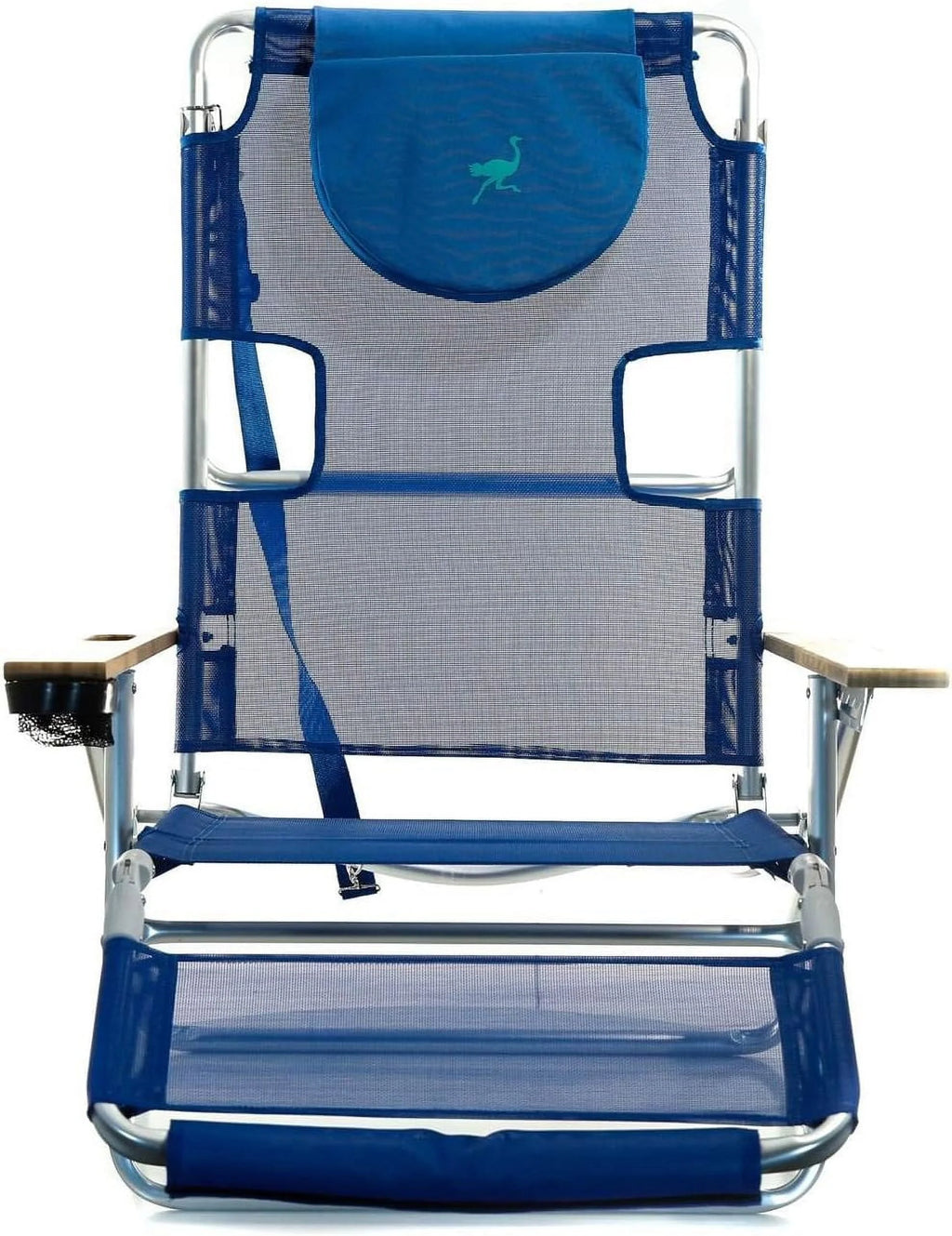 Lightweight Outdoor Beach Lounge Chair with Footrest W39812