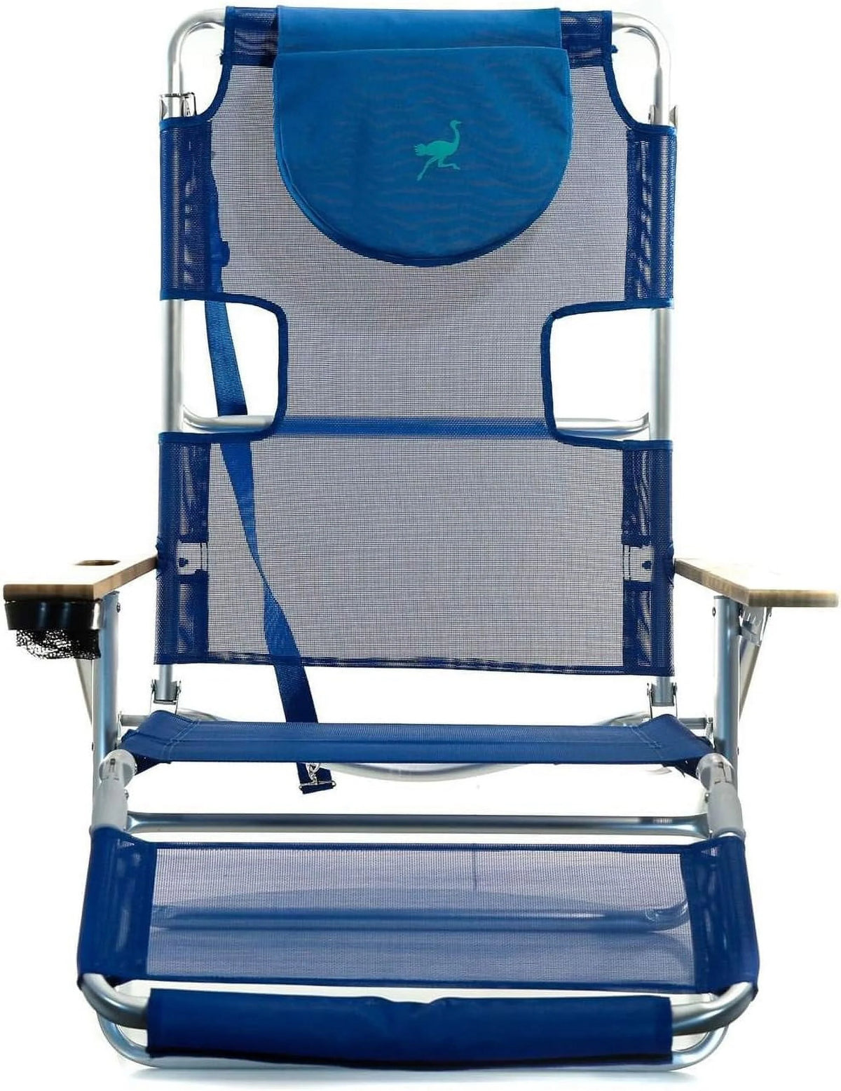 Lightweight Outdoor Beach Lounge Chair with Footrest W39812
