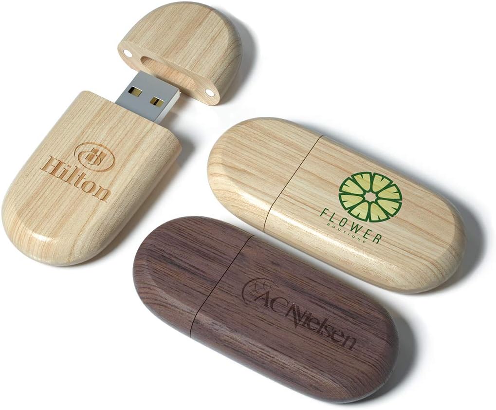 Custom Wood USB Flash Drive 128MB 50 Pack I881