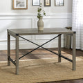48 Inch Rustic Oak Dining Table C96695