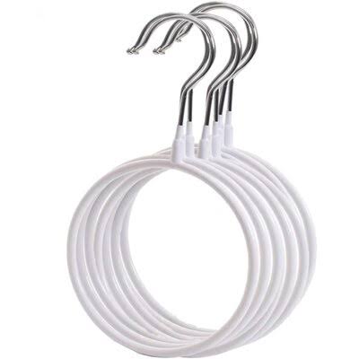 White Non-Slip Standard Hanger M216