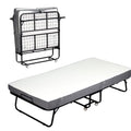 Black Folding Rollaway Bed with Mattress F1095