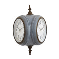 Metal Double Sided Wall Clock K310509