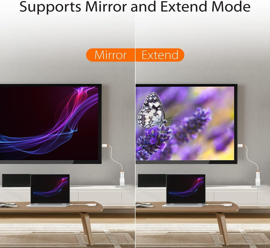 USB-C to HDMI Wireless Display Transmitter and Receiver C60862