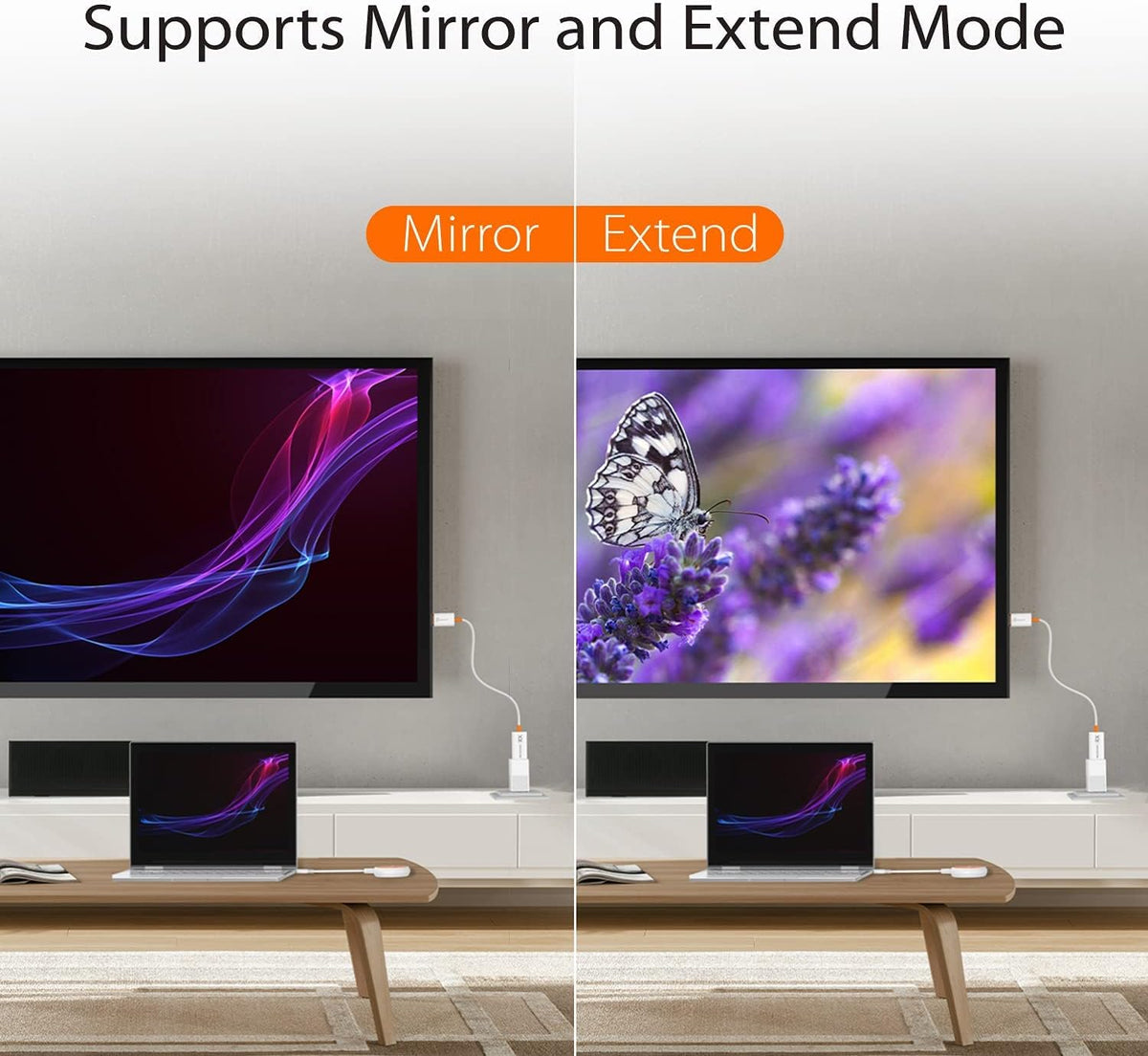 USB-C to HDMI Wireless Display Transmitter and Receiver C60862