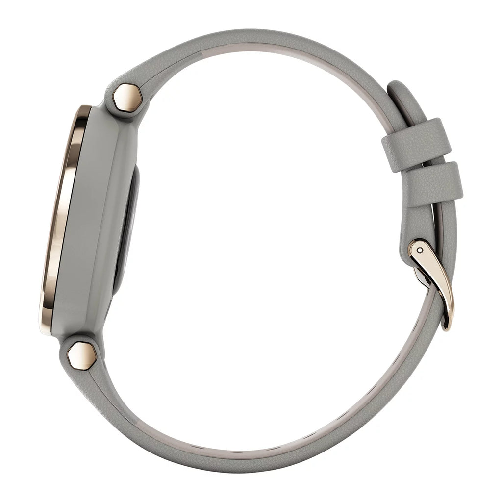 Cream Gold Smartwatch with Italian Leather Band V1412