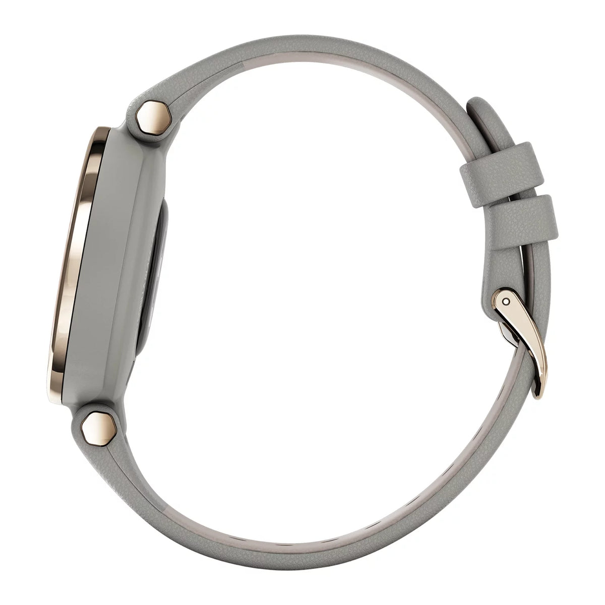 Cream Gold Smartwatch with Italian Leather Band V1412