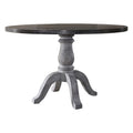 Weathered Gray Wood Round Dining Table L691390