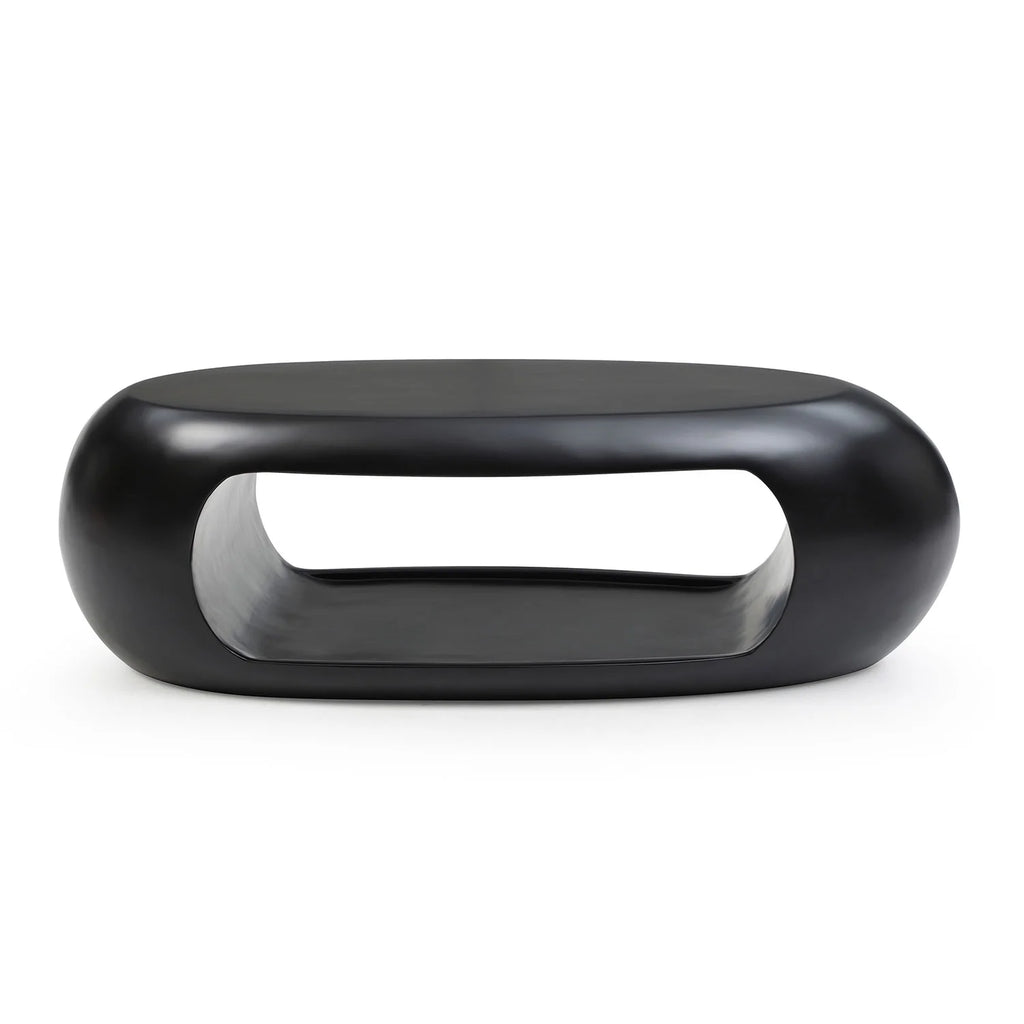 Modern Oval Fiberglass Coffee Table I573
