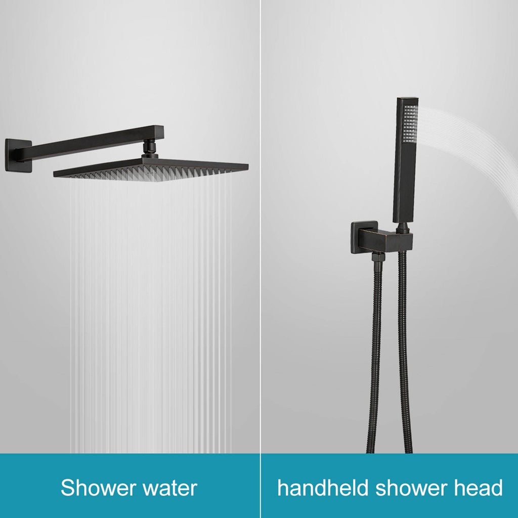 Oil Rubbed Bronze Complete Shower System with Rough-In Valve N501