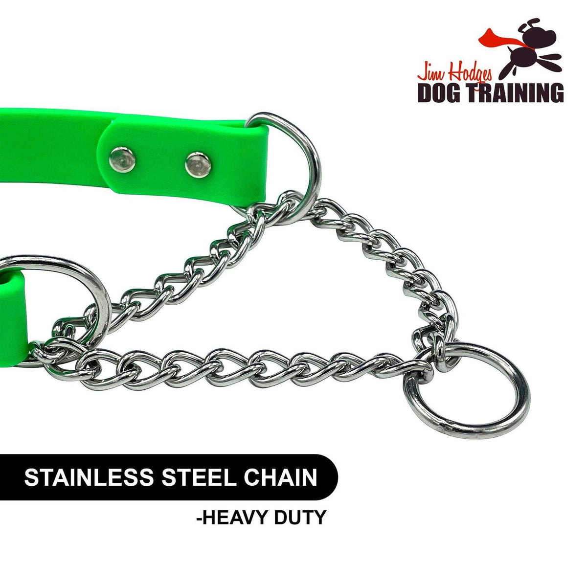 Martingale Collar for Dogs Biothane Stainless Steel Hardware J657