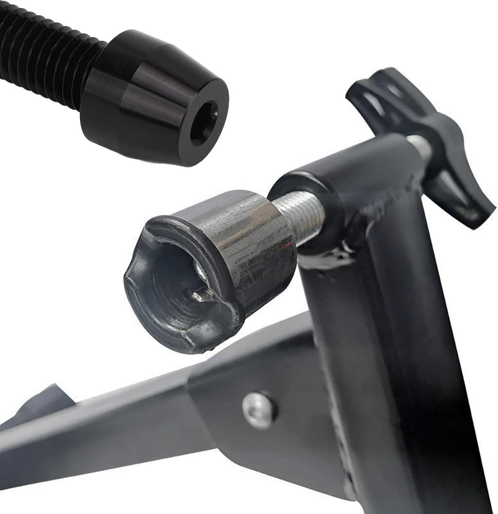 Thru Axle Adapter for Rear Wheel Attachment Trainer, Aluminum Alloy Bike Trainer Axle X4104