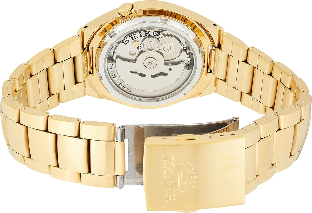 Gold Dial Gold-Tone Stainless Steel Automatic Watch Q269884