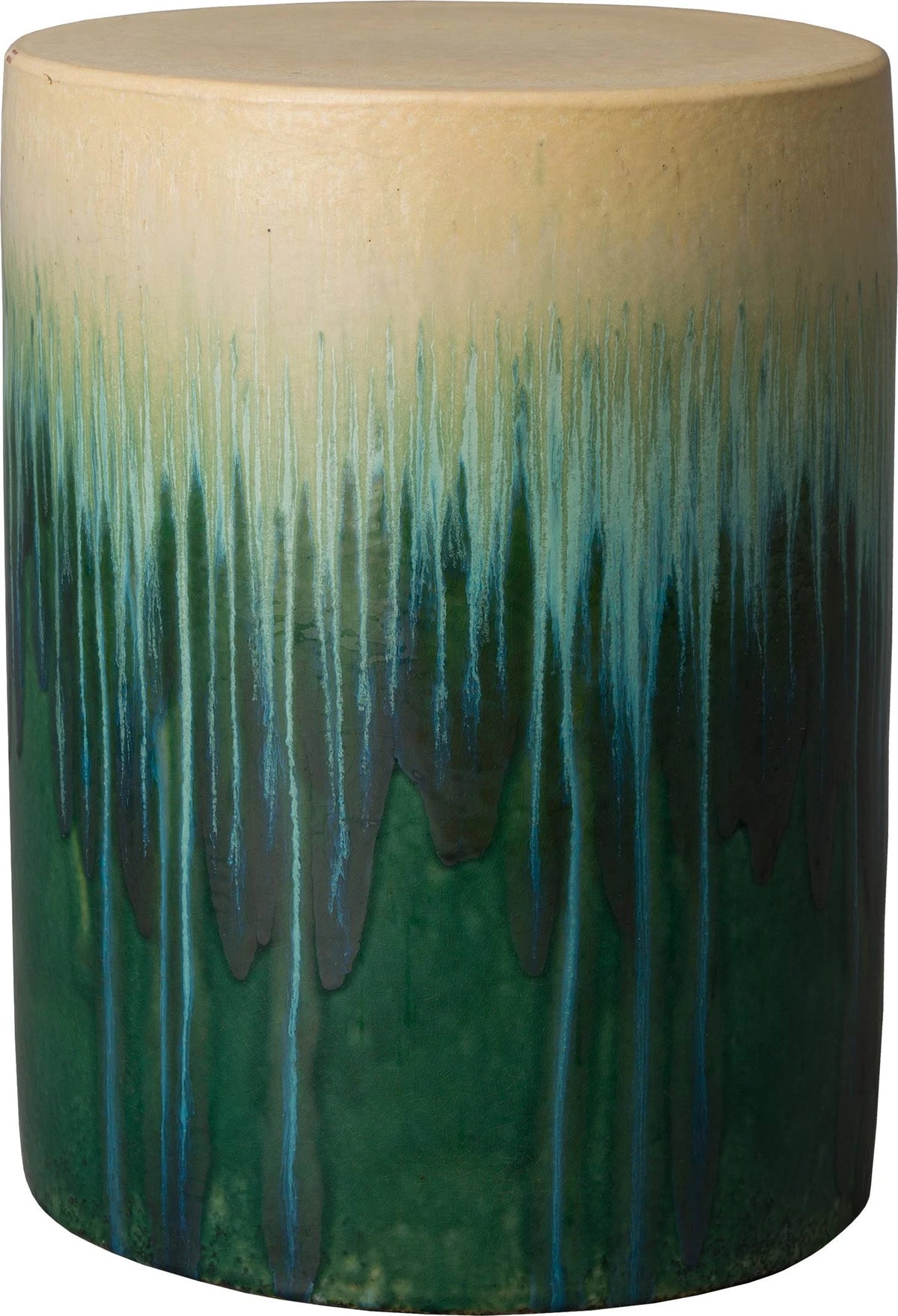 Round Garden Stool Cascade Green X28232