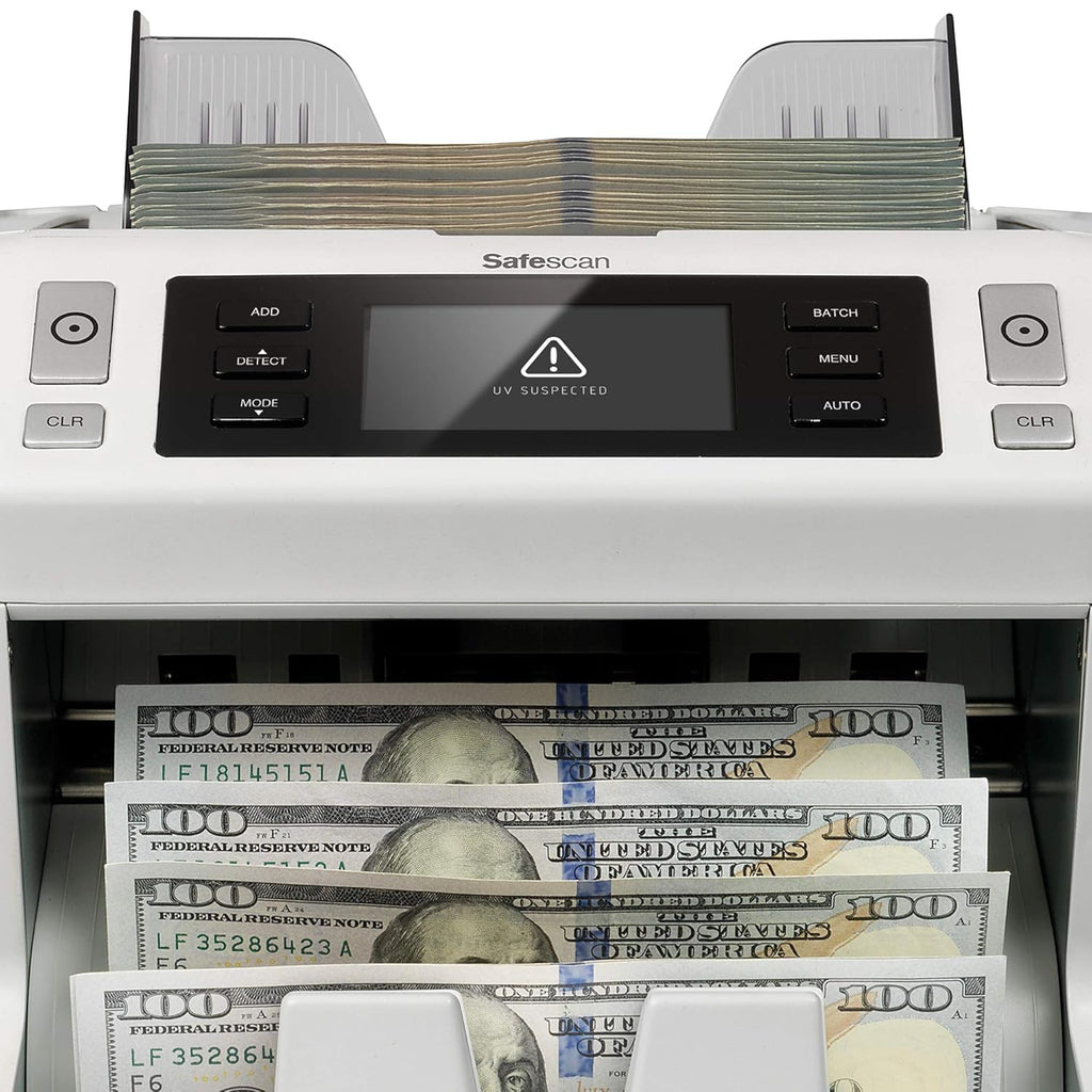 UV/MG Bill Counter with Size Counterfeit Detection D7968