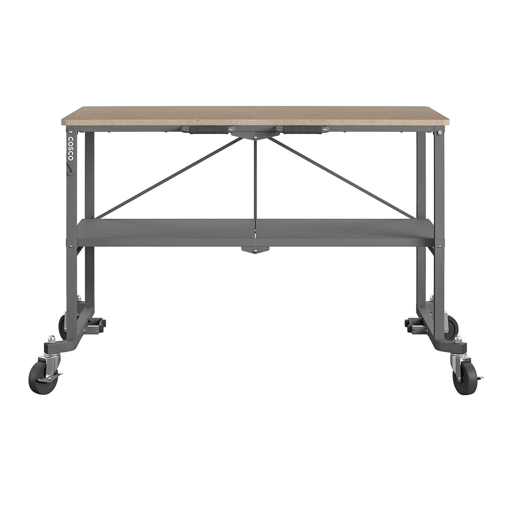 Portable Folding Workbench with Locking Casters, 600 lb. Capacity A772