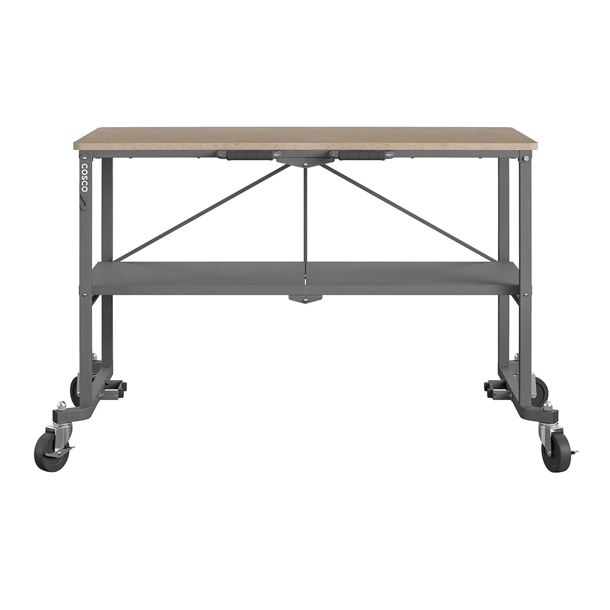 Portable Folding Workbench with Locking Casters, 600 lb. Capacity A772