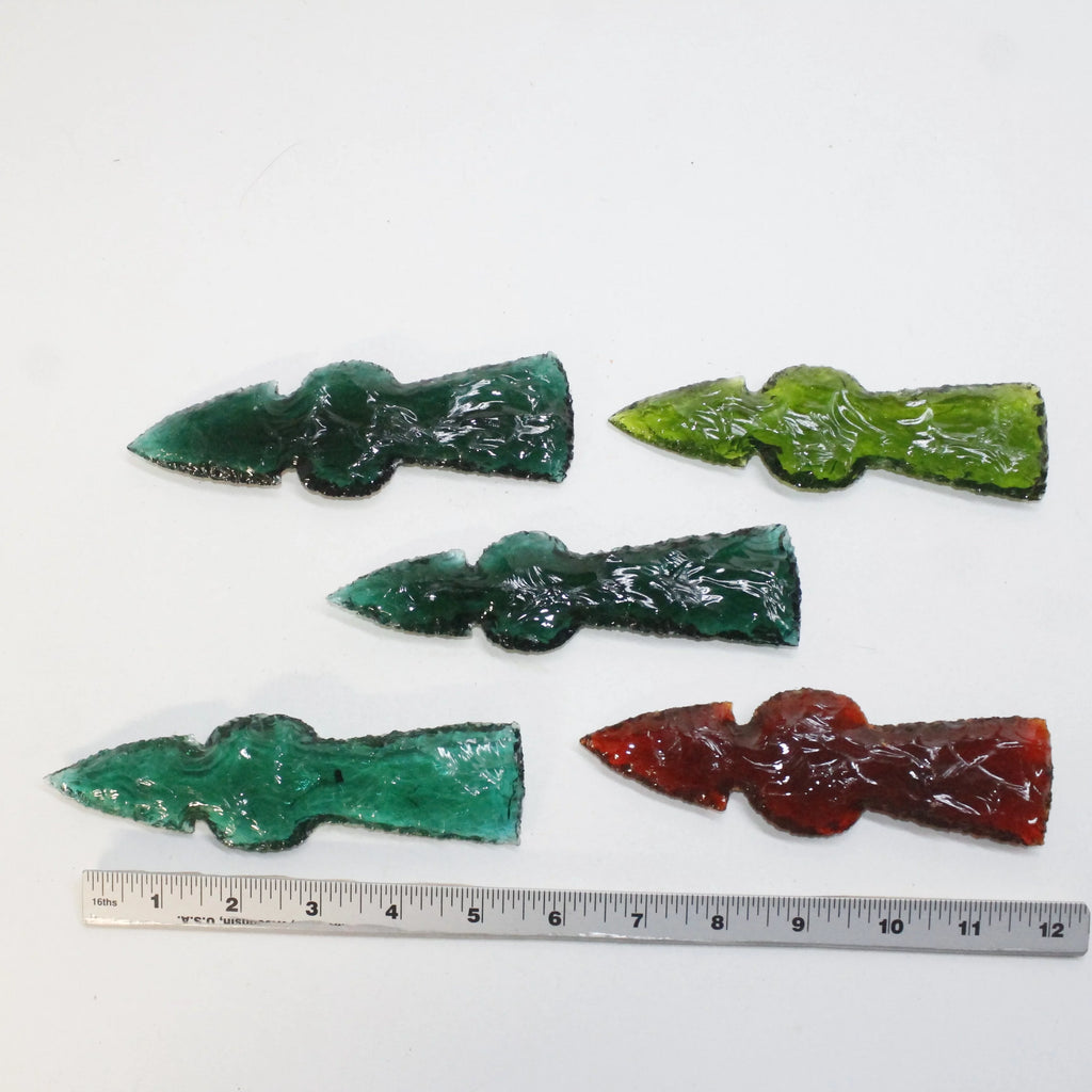 Glass Ornamental Tomahawk Heads E89243