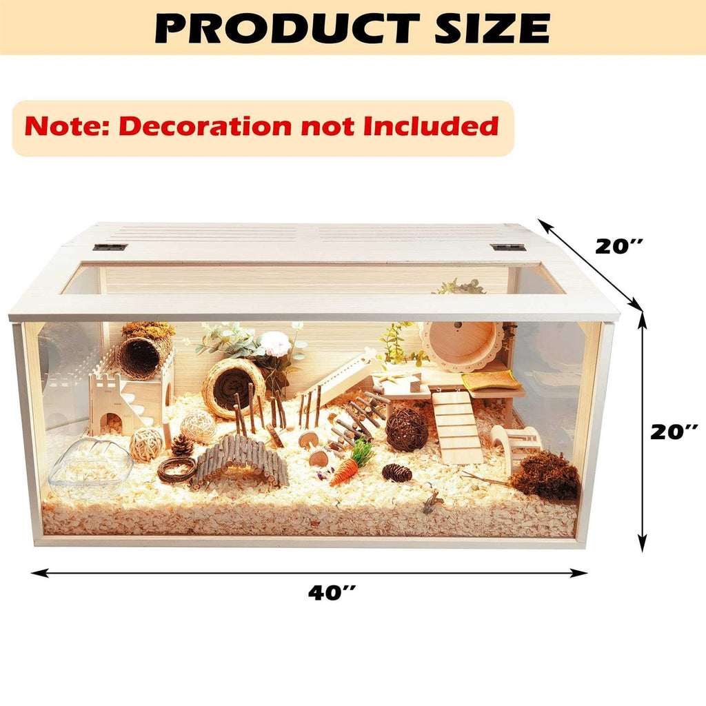 Wooden Hamster Cage with Acrylic Sheets P949