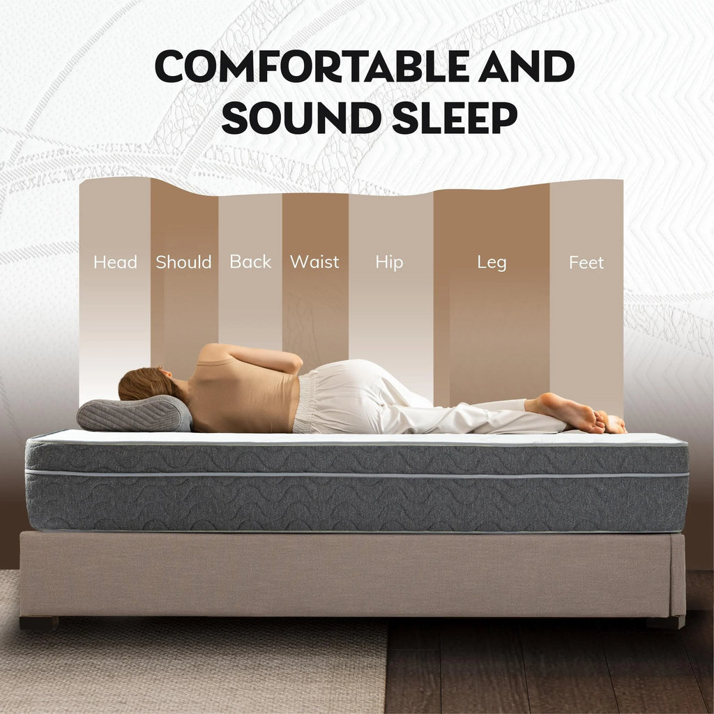 Full Size Gel Memory Foam Pocket Spring Hybrid Mattress C624