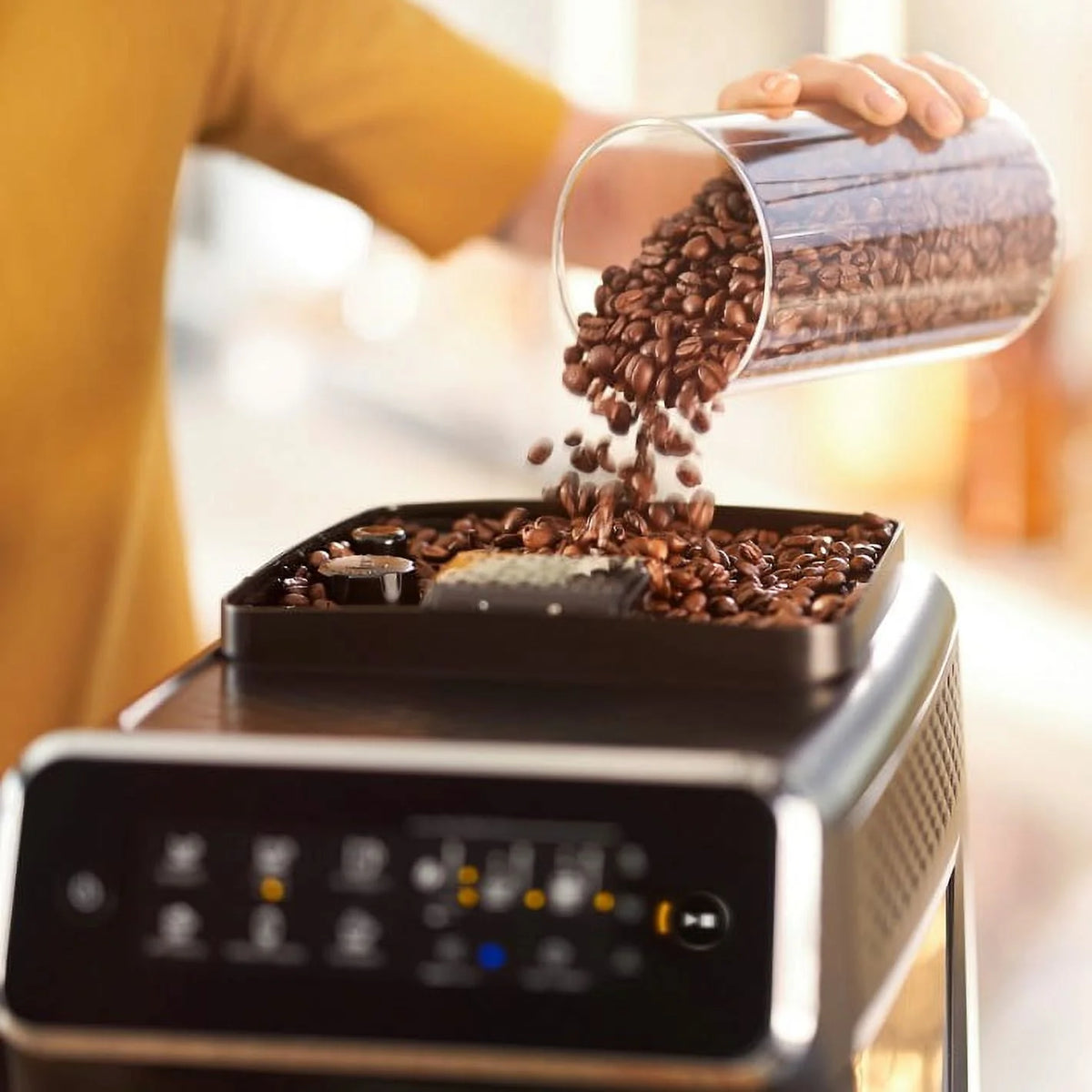 Fully Automatic Espresso Machine with LatteGo, Silver L968301