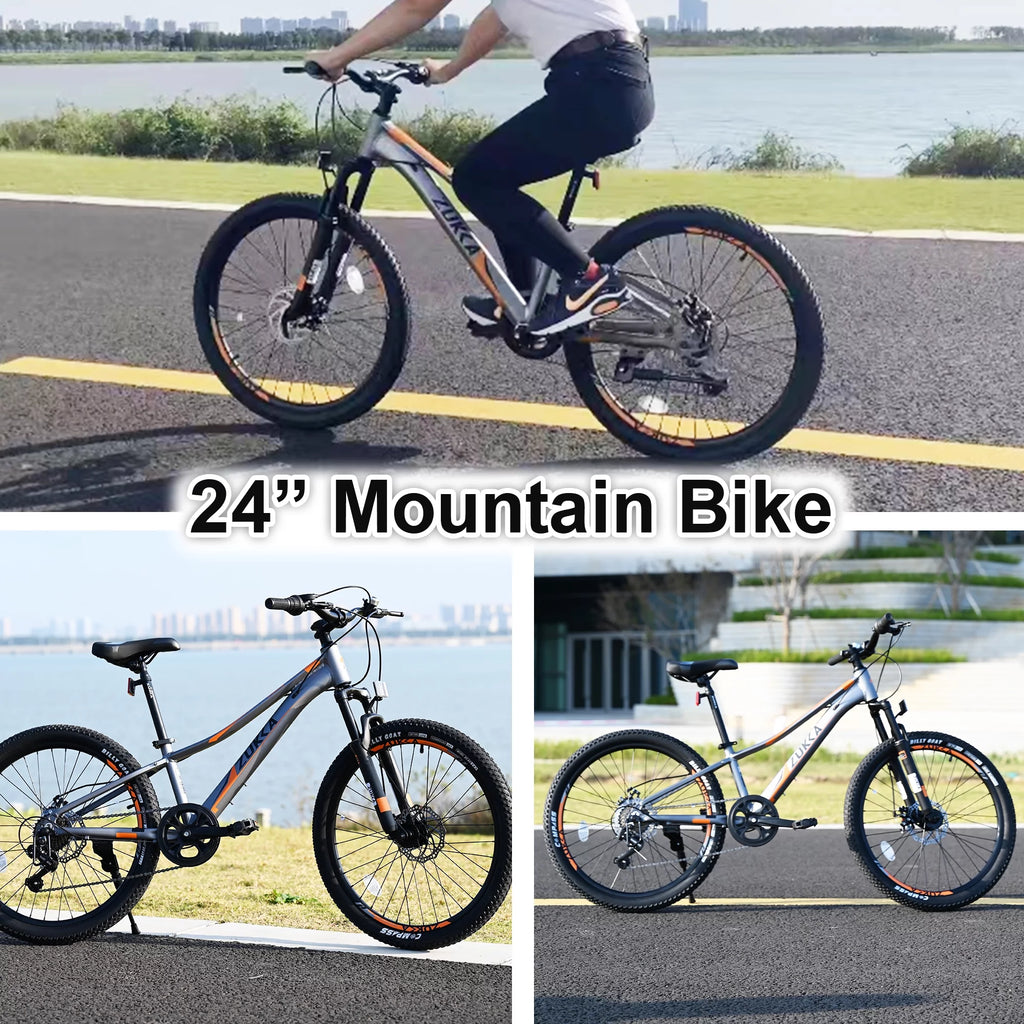 20" Carbon Steel 7-Speed Kids Mountain Bike F66447