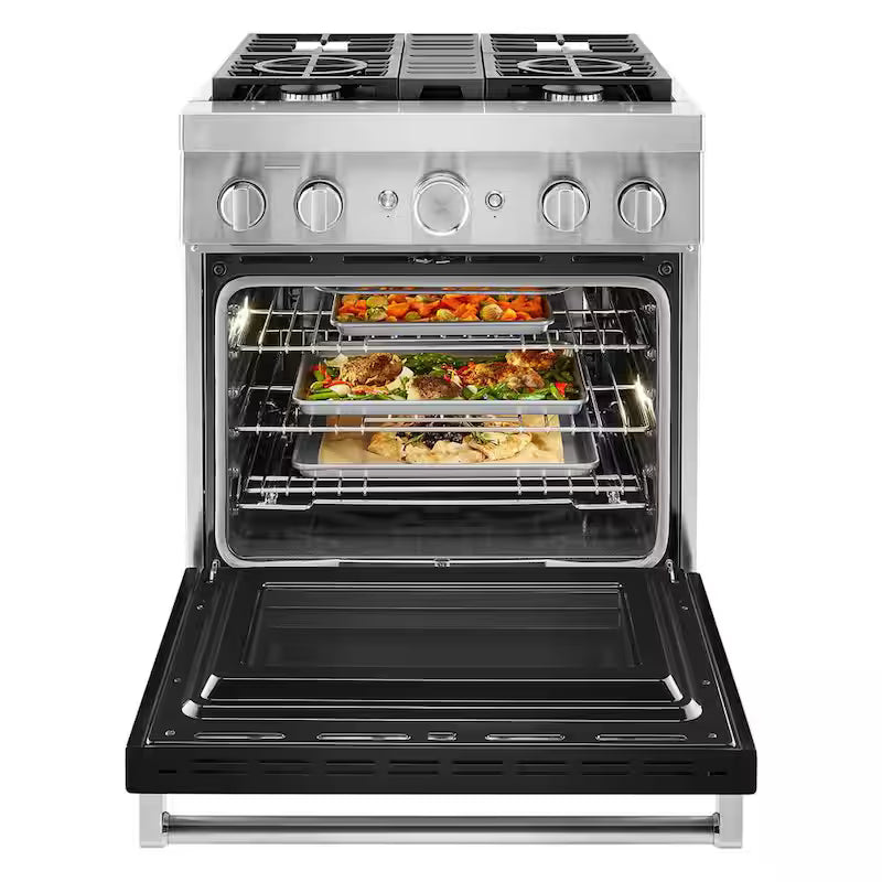 4 Burner Dual Fuel Freestanding Smart Range V49778