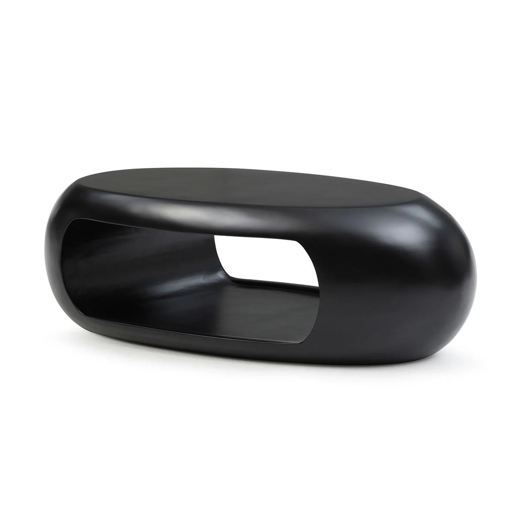 Modern Oval Fiberglass Coffee Table I573