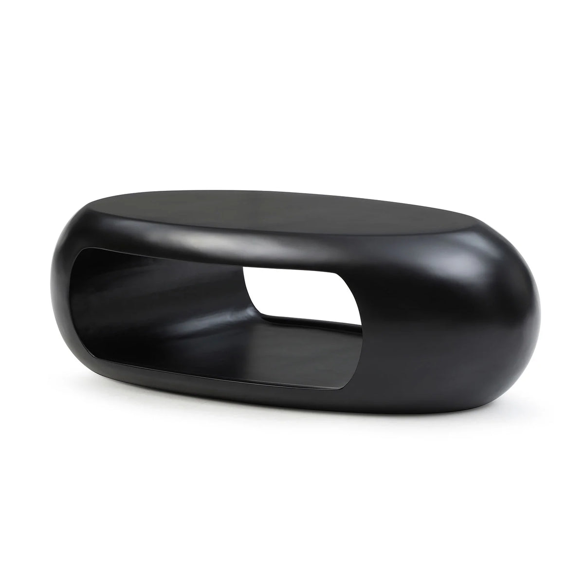 Modern Oval Fiberglass Coffee Table I573