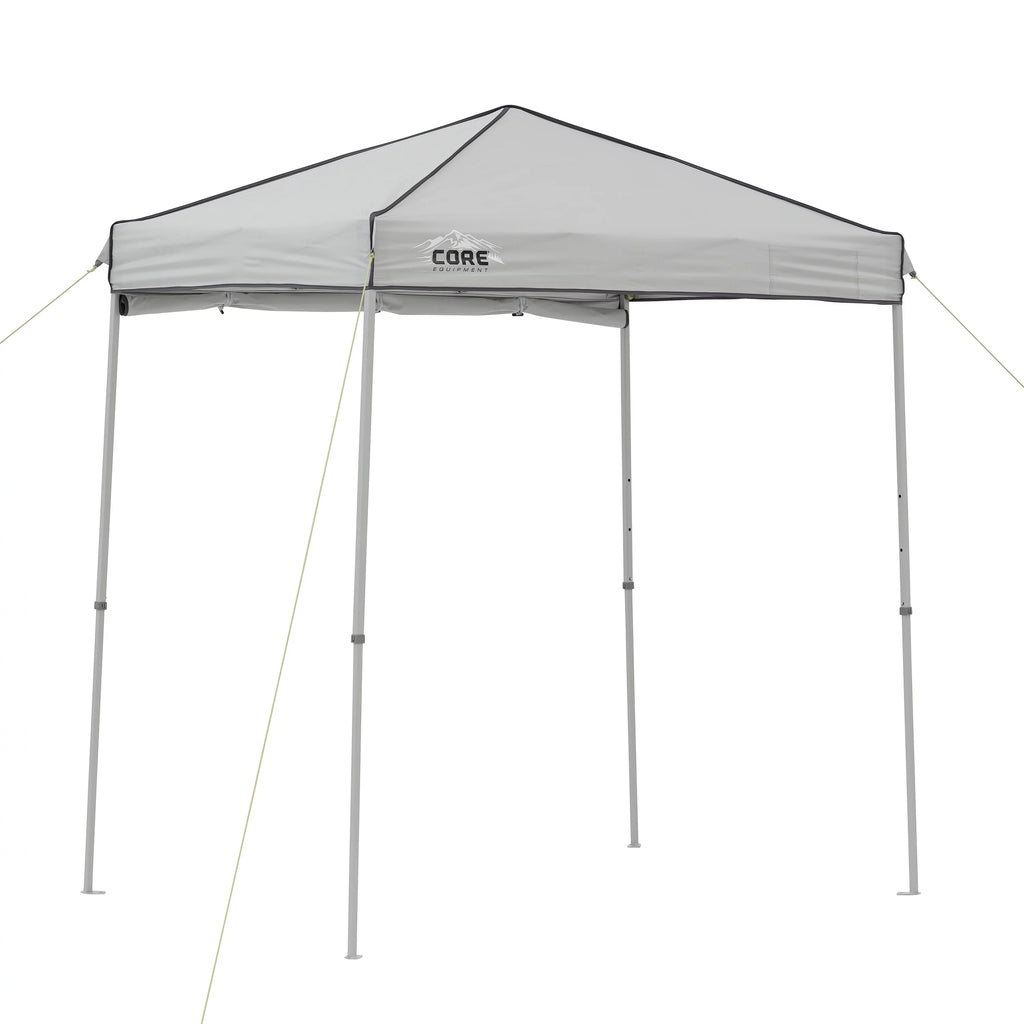 6 x 4 Ft Pop Up Instant Tent Canopy with Half Sun Shade, Gray L105