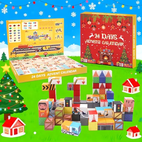 100PCS Magnetic Building Blocks Advent Calendar P115875