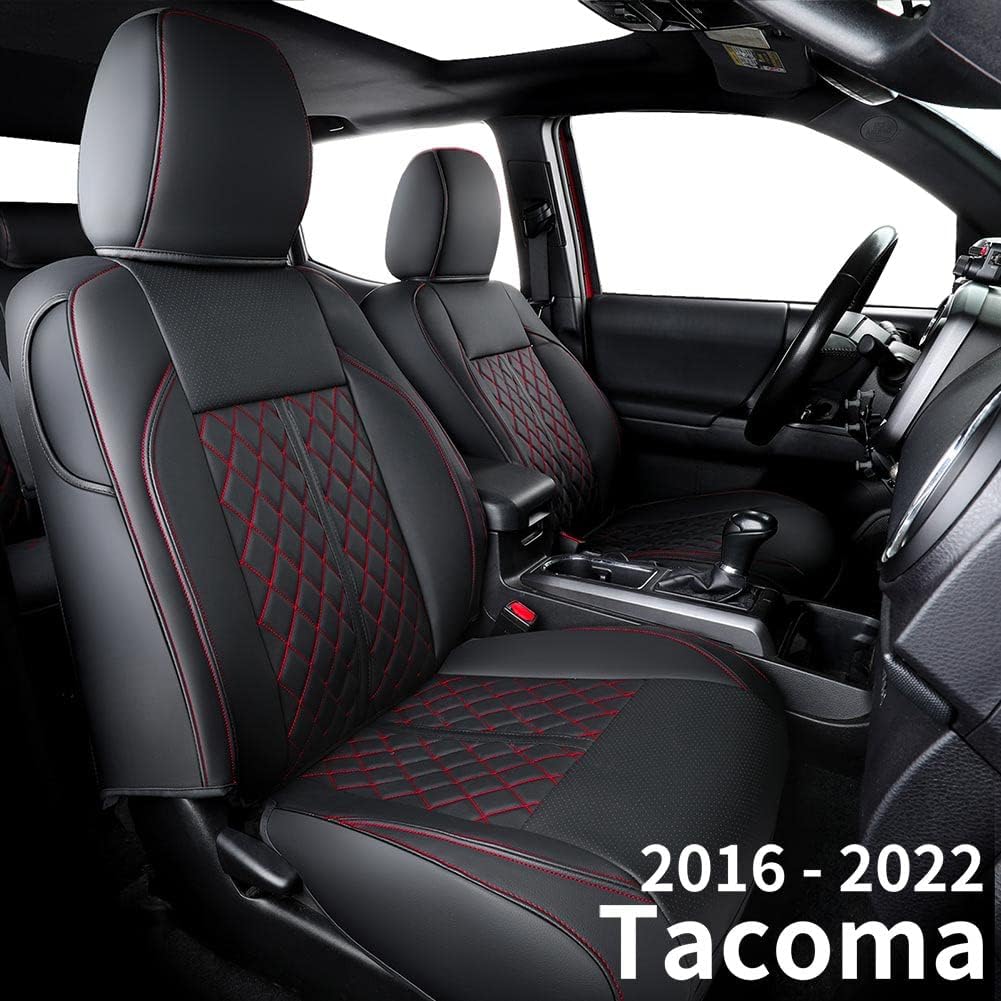 Tacoma Seat Covers Water Proof Faux Leather Full Set T27454