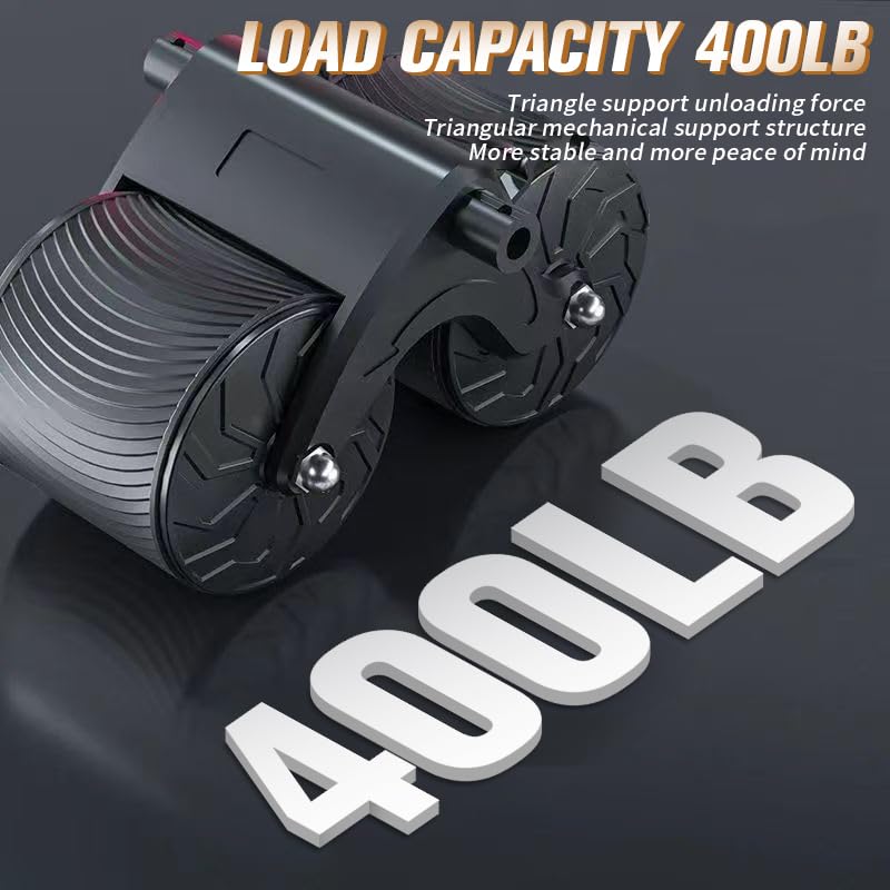 Ab Roller Wheel with Timer & Knee Mat, Elbow Support C6815