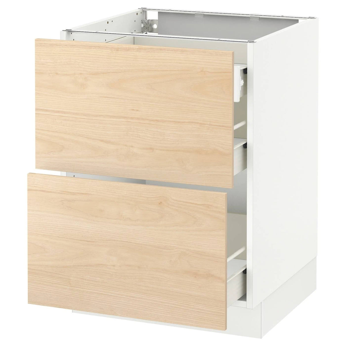 White 3 Drawers Base Cabinet O9455