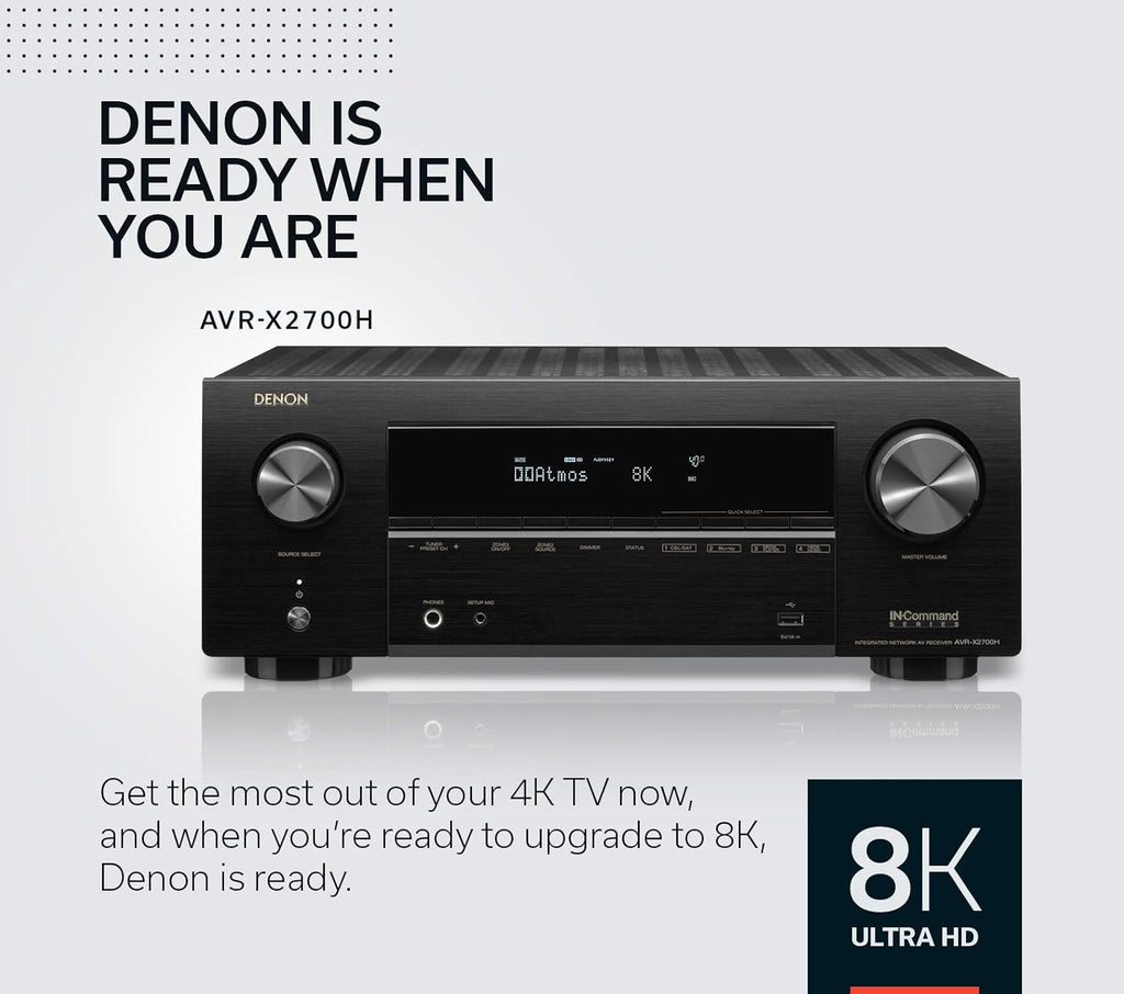 8K Ultra HD 7.2 Channel AV Receiver B176079