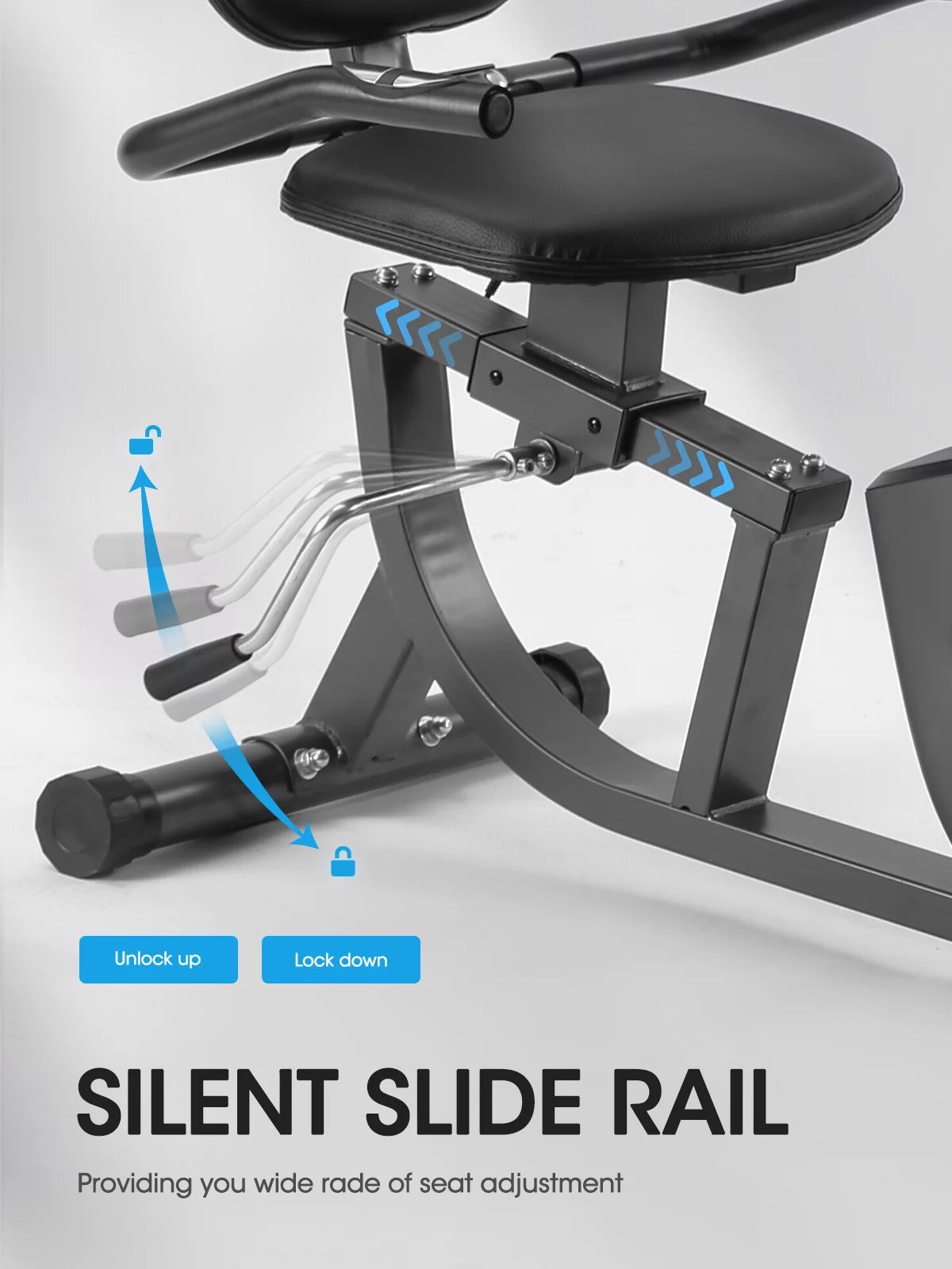 Recumbent Exercise Bike with Pulse Monitor N506