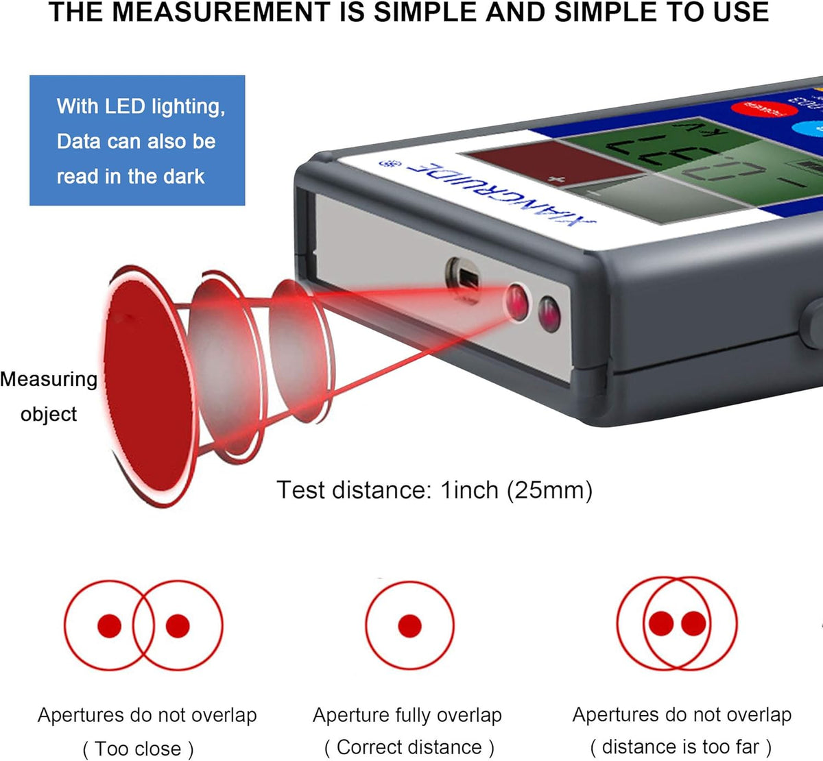 Handheld Digital Electrostatic Field Meter Tester 0~20KV Portable Ion Balance Tester 0~200V C136
