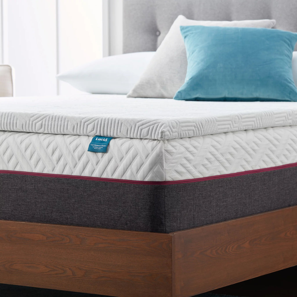 2" Cooling Gel Memory Foam Mattress Topper with Cover, Full R2898
