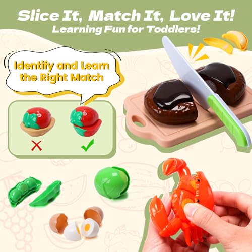 51 Pc Mini Play Kitchen Accessories Playset with Pots Pans Utensils K627