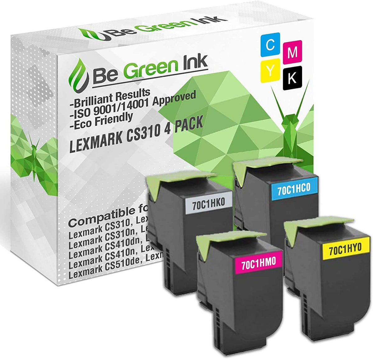 Compatible Replacement Toner Cartridge 4 Pack C2206