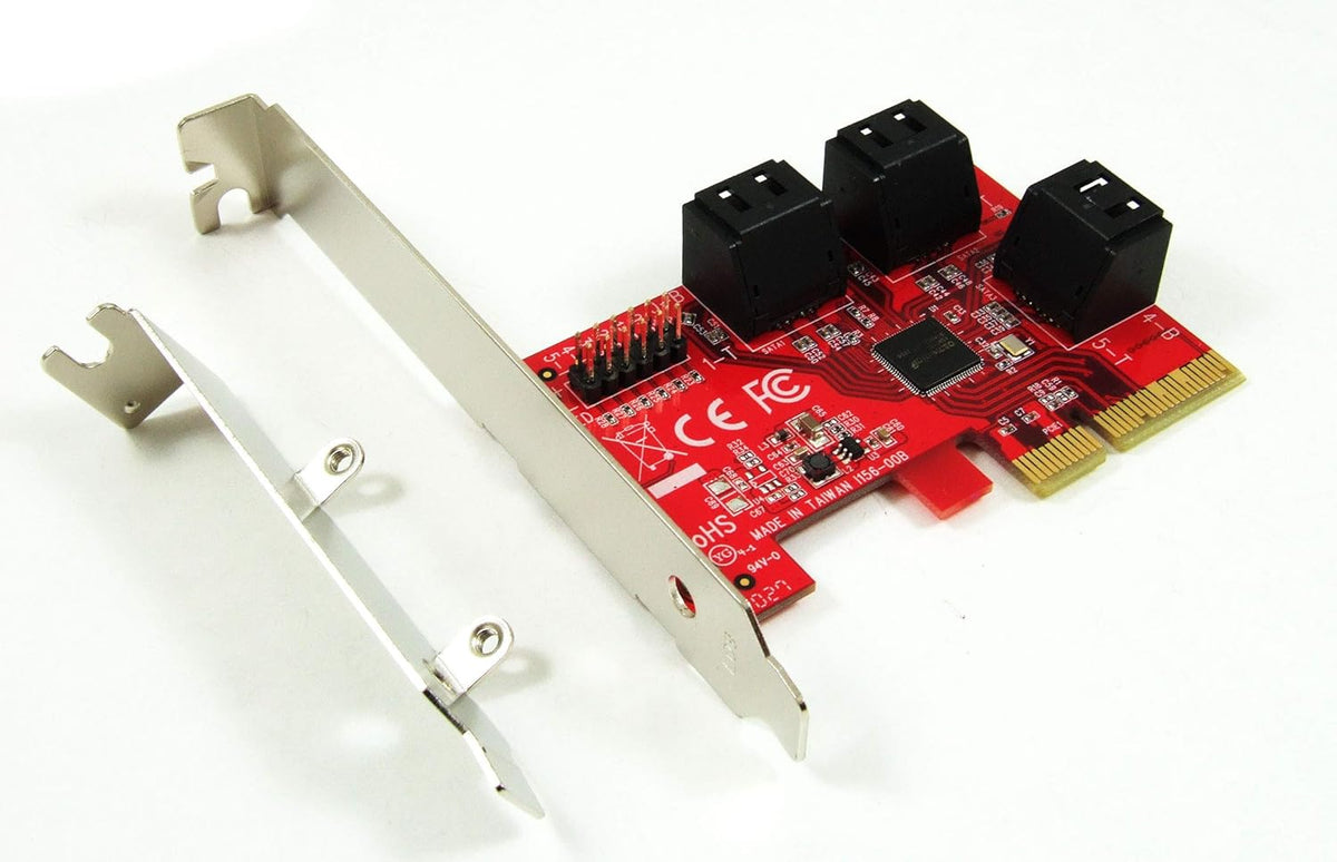 6-Port SATA PCI Express x4 Host Adapter Card L6466