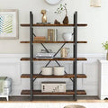 Distressed Brown Metal Standard Bookcase F850