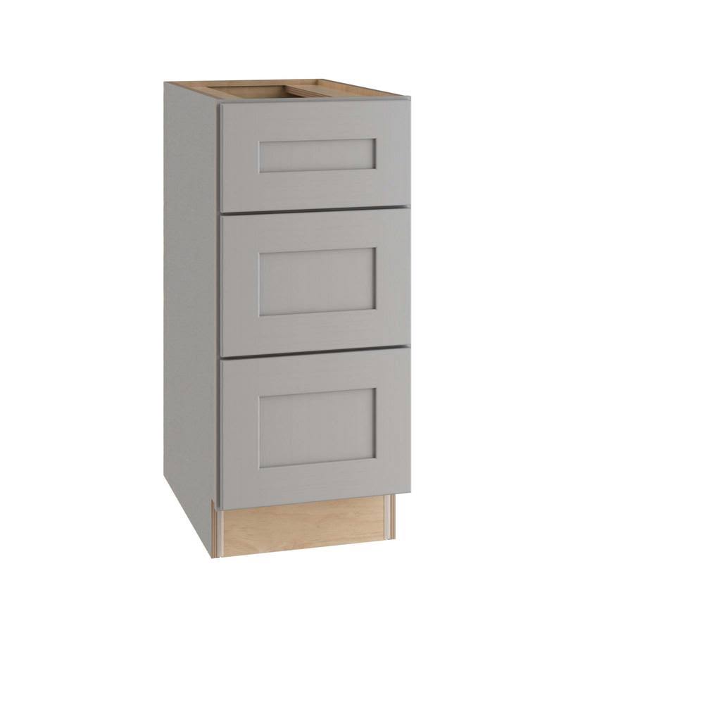 Plywood Shaker 3 Drawer Base Kitchen Cabinet with Soft Close Drawers I589174