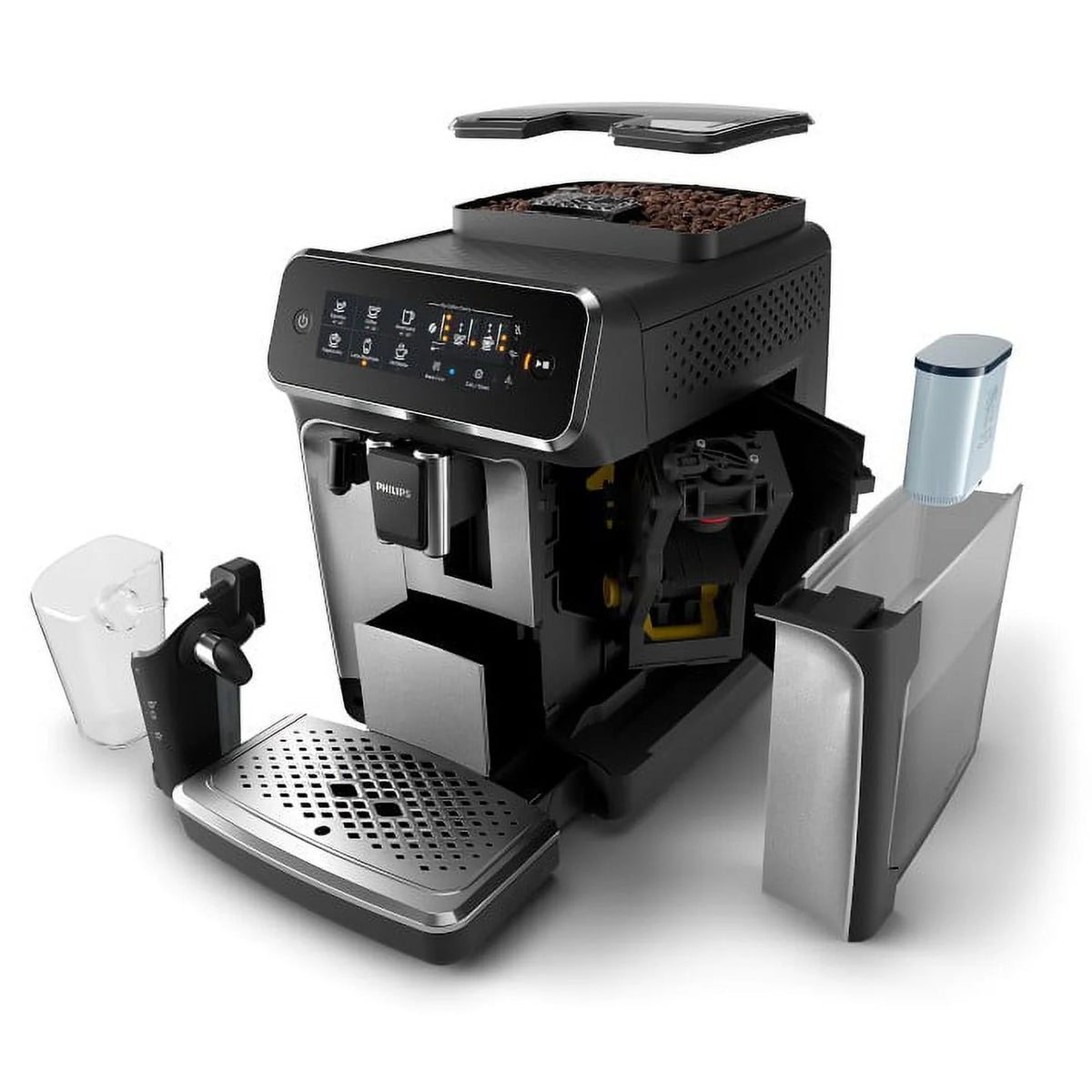 Fully Automatic Espresso Machine with LatteGo, Silver L968301
