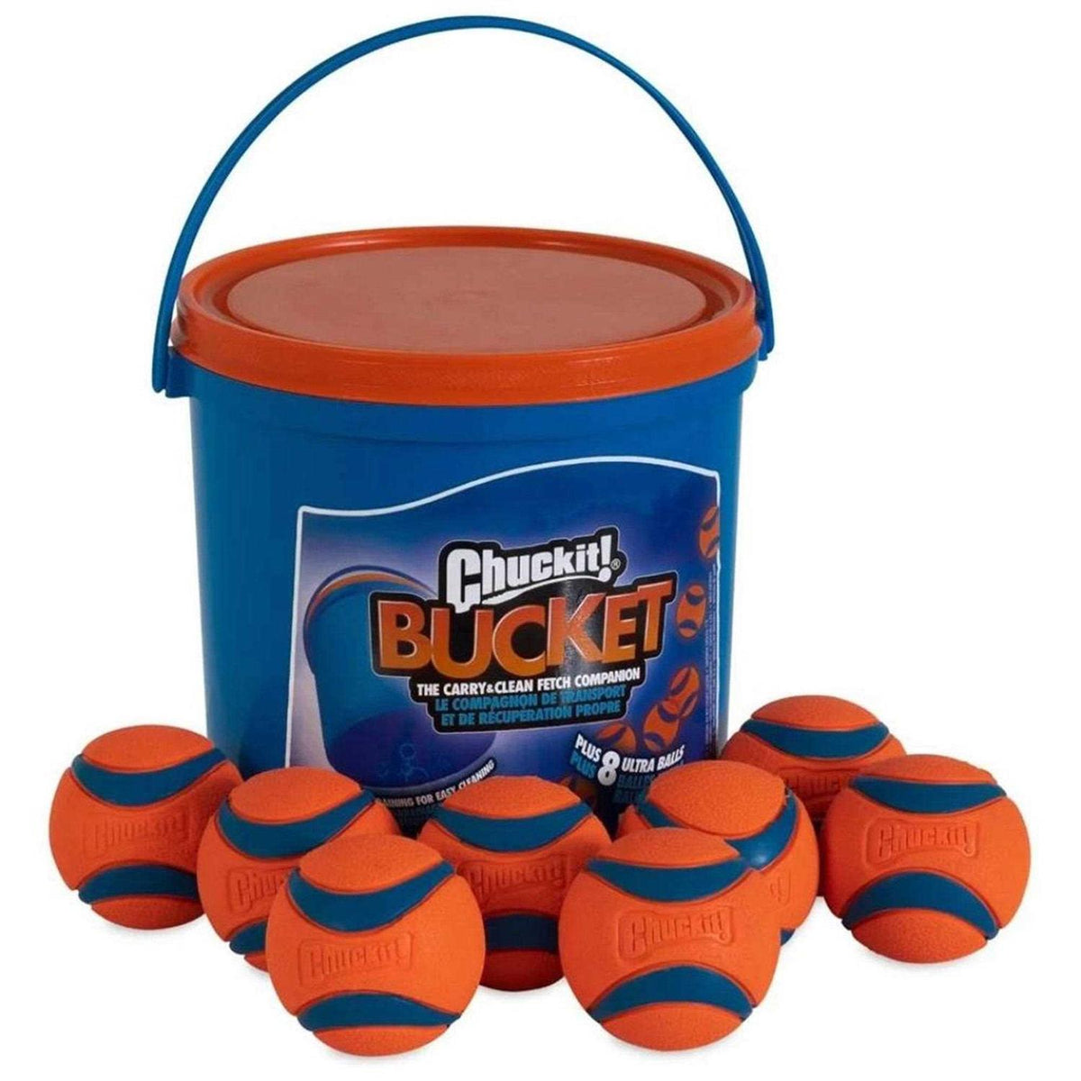 Dog Toy Bucket with Ultra Ball O205