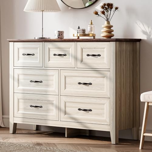 Black 5 Drawer Dresser with Metal Handles I785